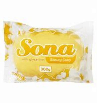 Picture of Sona bath soap yellow soap 10x250g